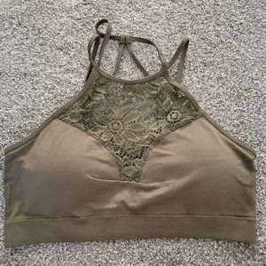 Zenana Bralette/Olive/Size L/XL